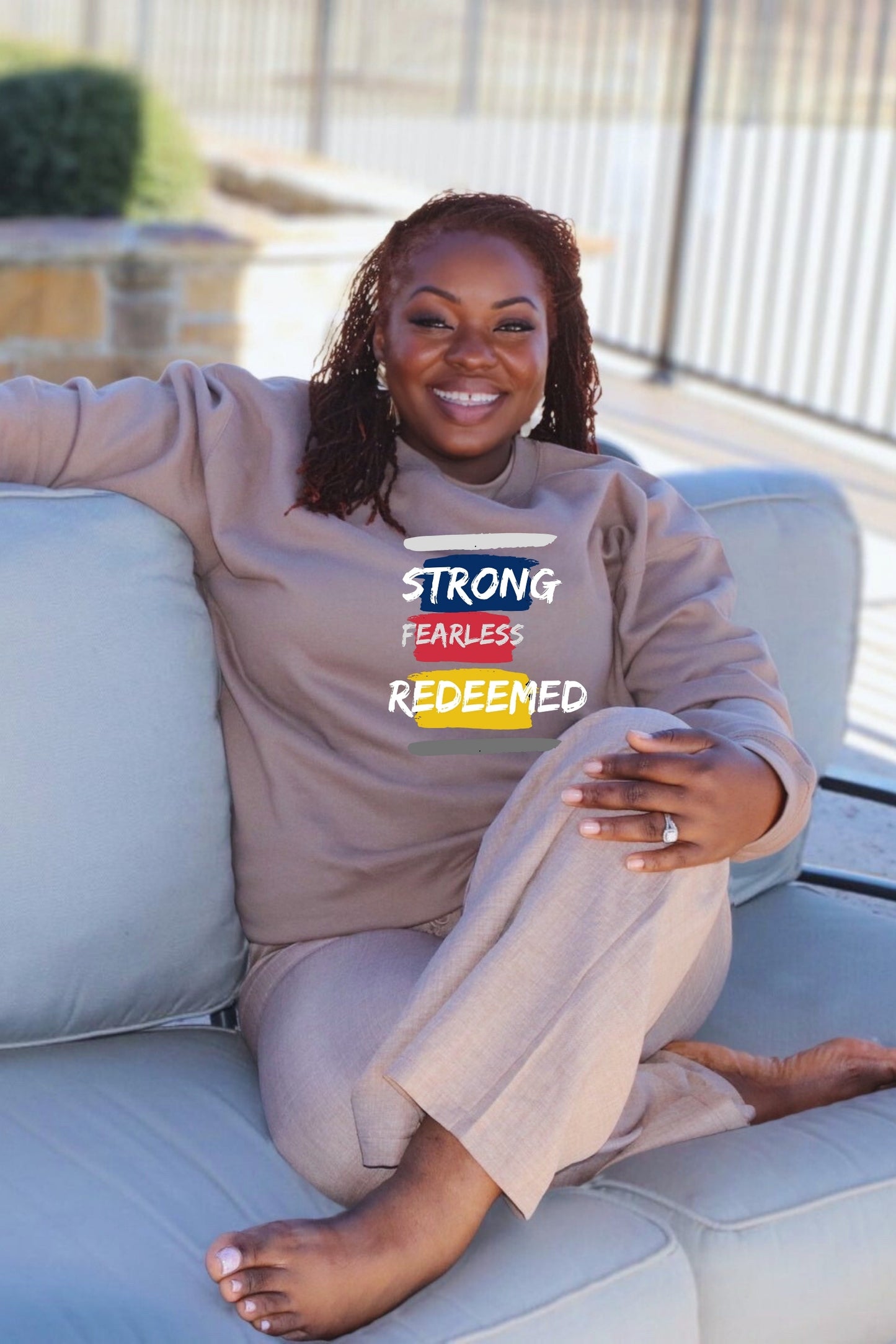 Strong, Fearless, Redeemed Sweatshirt