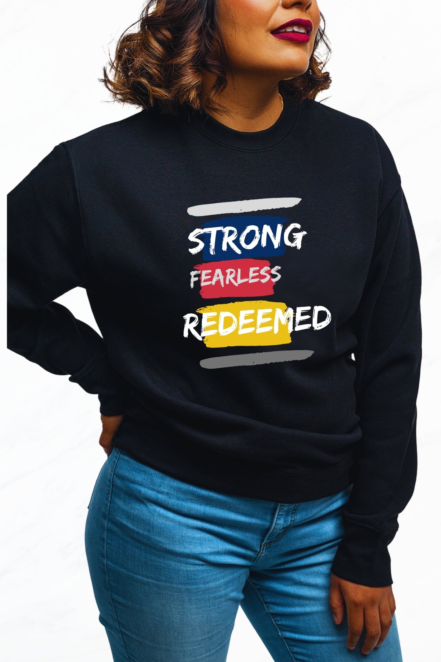 Strong, Fearless, Redeemed Sweatshirt