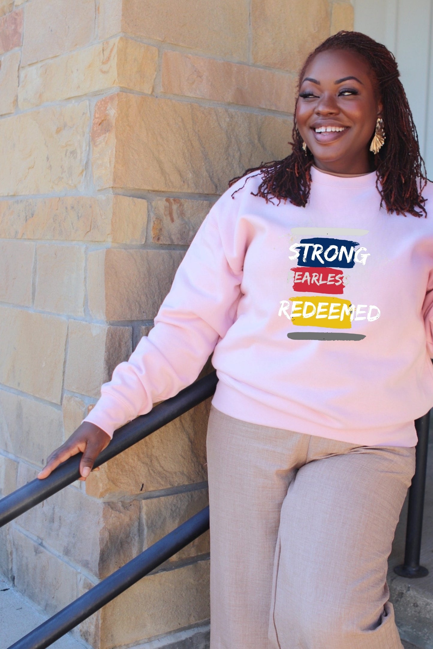 Strong, Fearless, Redeemed Sweatshirt